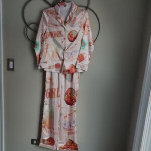 Taylor Swift Showgirl Silky Pajama Set